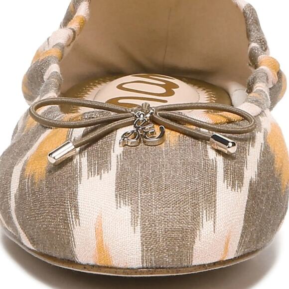 NWOT Sam Edelman Felica Ballet Flat in soft Grey Multi-color - 9 - Picture 4 of 12